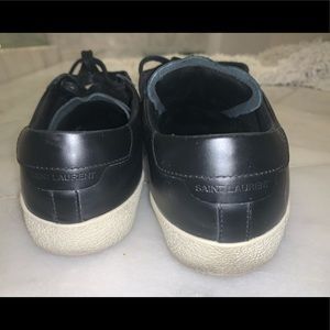 AUTHENTIC Saint Laurent Black Andy Sneakers